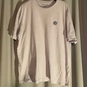 Pale Lavender Tee with purple sun/moon stitch